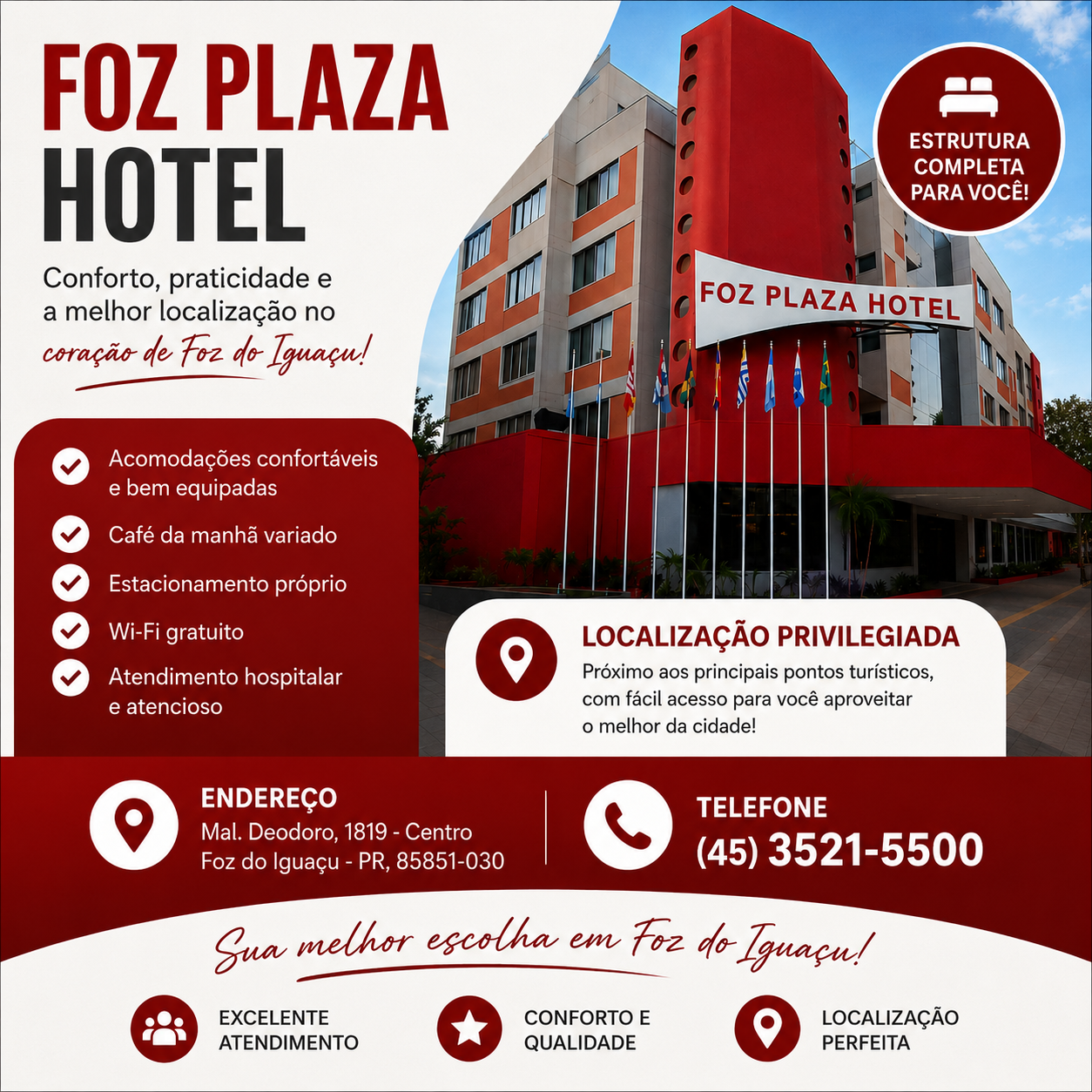 PLAZA HOTEM FOZ DO IGUAÇU